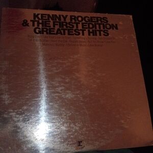 Kenny Rogers & The First Edition Greatest Hits Vinyl Record - Silver